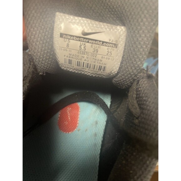 Nike Air Max Tailwind+ 4 Men’s Size 8 Running Shoes Black Blue 453975-002 - Picture 7 of 9